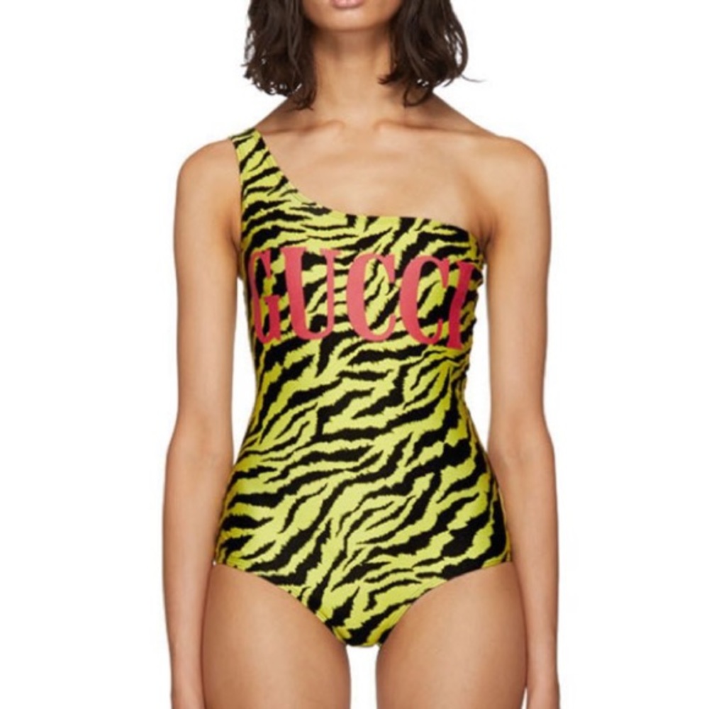 Zebra Print One Piece Swim